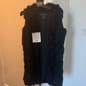Adrienne Landau Luxurious Black Vest
